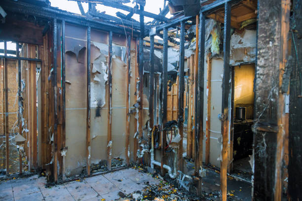 Professional Fire Damage Assessment technician working in Oviedo, FL